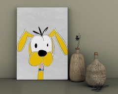 BK Home A Dog In Color Tasarımlı Kanvas Tablo 30x50cm-1