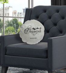 Kişiye Özel İsimli Odyometrist Tasarımlı Dekoratif Kırlent Yastık-1