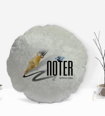 Kişiye Özel İsimli Noter Tasarımlı Dekoratif Kırlent Yastık-1
