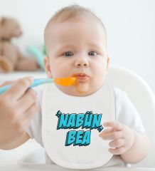 BK Kids Nabün Bea ve Orjin Trakyalı Tasarımlı 2’li Beyaz Mama Önlüğü-1