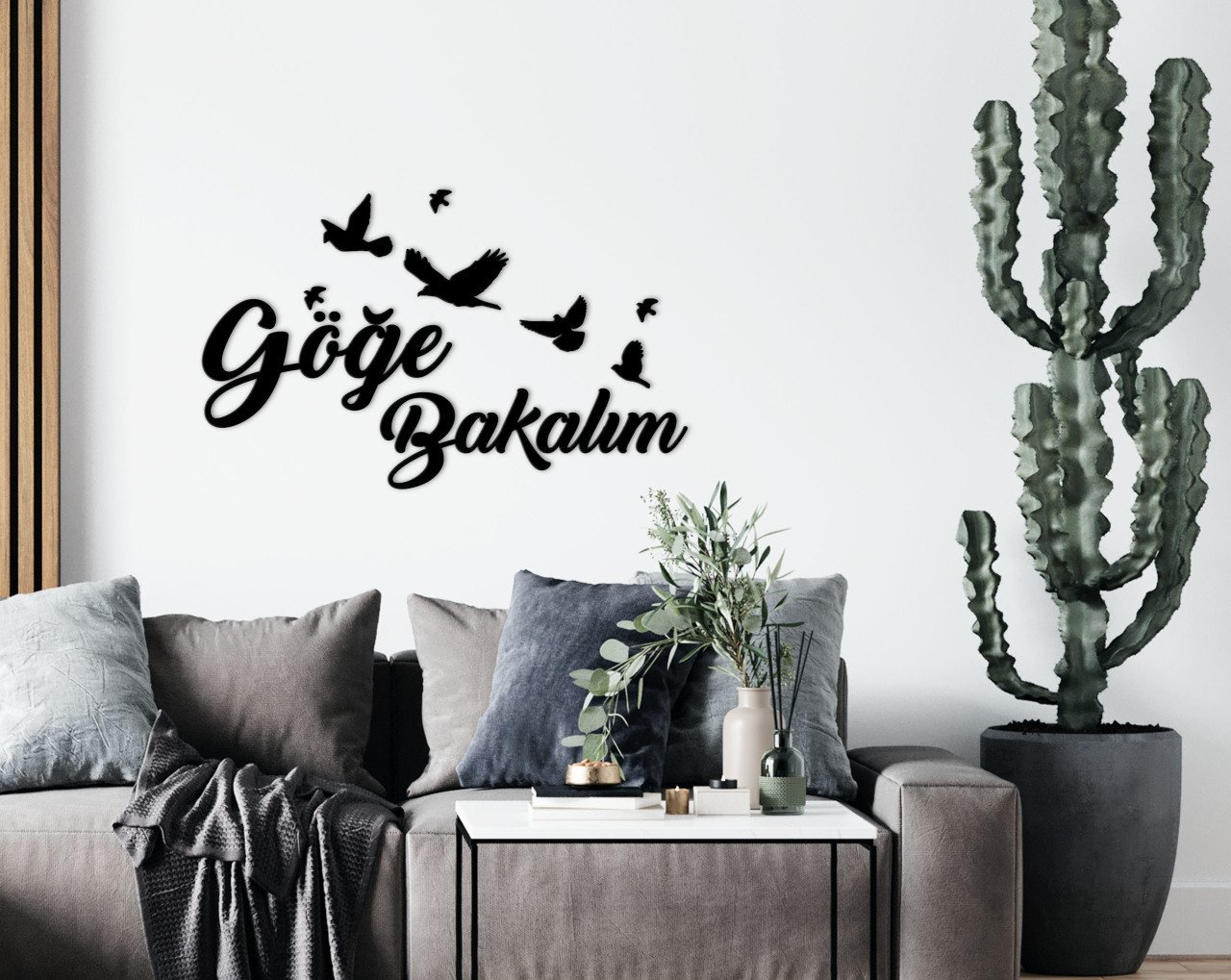 BK Home Göğe Bakalım Duvar Yazısı-1