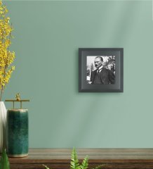 BK Gift Atatürk Tasarımlı Ahşap Çerçeveli Taş Duvar Dekoru-29