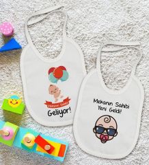BK Kids Mekanın Sahibi Tasarımlı 2’li Beyaz Mama Önlüğü-1