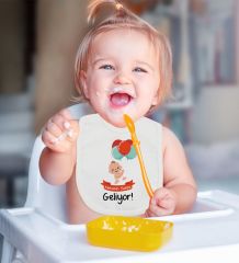 BK Kids Mekanın Sahibi Tasarımlı 2’li Beyaz Mama Önlüğü-1