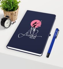 Kişiye Özel Avukat Temalı Lacivert Defter Kalem Seti - 10