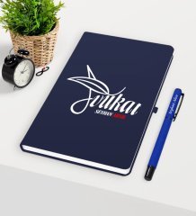 Kişiye Özel Avukat Temalı Lacivert Defter Kalem Seti - 9