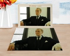 BK Home Atatürk Tasarımlı 1000 Parça Profesyonel Puzzle-1