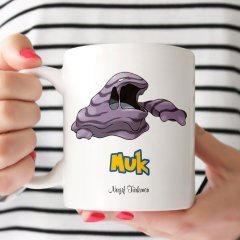 Kişiye Özel Pokemon Muk Beyaz Kupa Bardak