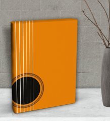 BK Gift Gitar Tasarımlı Dekoratif Mini Kanvas Tablo 15x20cm-2
