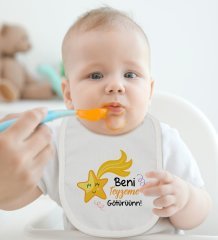 BK Kids Beni Teyzeme Götürün Tasarımlı Bebek Body Zıbın ve Mama Önlüğü Hediye Seti - Model 1