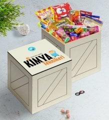 Kişiye Özel Kimya Teknikeri Ahşap Kutuda Nostaljik Lezzetler Hediye Seti-2