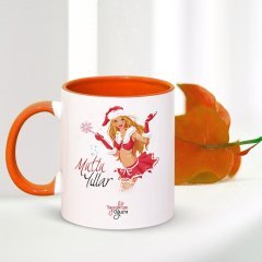 Kişiye Özel Renkli Kupa Bardak (Yılbaşı Temalı - 19)