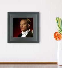 BK Gift Atatürk Tasarımlı Ahşap Çerçeveli Taş Duvar Dekoru-12