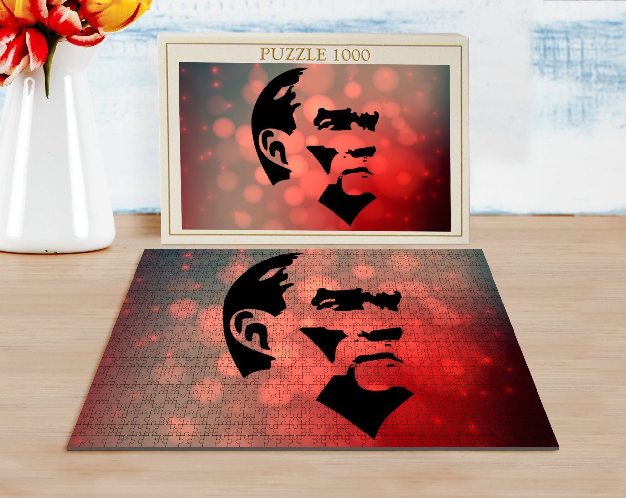 BK Home Atatürk Silüet Tasarımlı 1000 Parça Profesyonel Puzzle-5