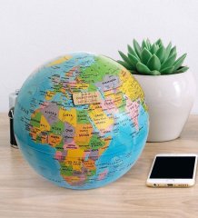 Kişiye Özel Öğretmen Işıklı Dönen Dünya Haritası Küresi