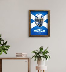 BK Gift Formula 1 Tasarımlı Doğal Masif Ahşap Çerçeveli Tablo 45x65cm-12
