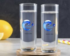 Kişiye Özel Renkli Baskılı Erzurum Tasarımlı Turistik İkili Vodka Bardağı-1