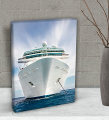 BK Gift Gemi Tasarımlı Dekoratif Mini Kanvas Tablo 15x20cm-5