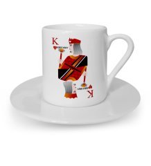 Kişiye Özel Kupa Papazı Türk Kahvesi Fincanı