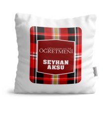 Kişiye Özel Dünyanın En İyi Öğretmeni Saten Yastık - 9