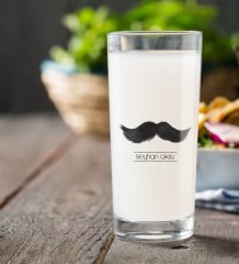 Kişiye Özel Renkli Baskılı Bıyık Rakı Bardağı-1