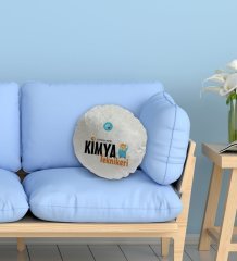 Kişiye Özel İsimli Kimya Teknikeri Tasarımlı Dekoratif Kırlent Yastık-1