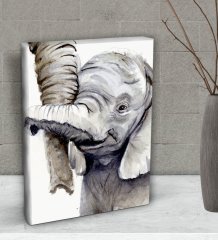 BK Gift Filler Tasarımlı Dekoratif Mini Kanvas Tablo 15x20cm-1
