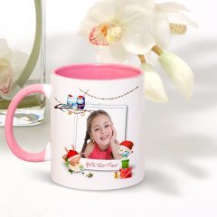 Kişiye Özel Renkli Kupa Bardak (Yılbaşı Temalı - 6)
