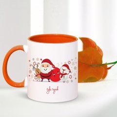 Kişiye Özel Renkli Kupa Bardak (Yılbaşı Temalı - 5)
