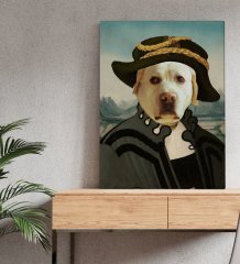 Evcil Dostlara Özel Portre Kanvas Tablo 50x70cm-5