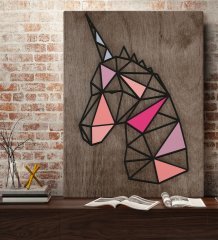 BK Home Unicorn Tasarımlı Kanvas Tablo 70x100cm-2