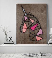 BK Home Unicorn Tasarımlı Kanvas Tablo 50x70cm-2