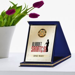 Kişiye Özel Yılın En İyi Klarnet Sanatçısı Lacivert Plaket Ödülü