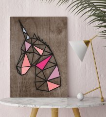 BK Home Unicorn Tasarımlı Kanvas Tablo 30x50cm-2