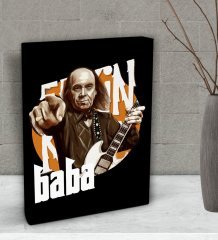 BK Gift Erkin Baba Tasarımlı Dekoratif Mini Kanvas Tablo 15x20cm-1