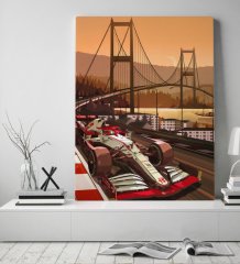 BK Gift Formula 1 Tasarımlı Kanvas Tablo 50x70cm-15