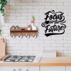 BK Home Doğal Ahşap Raflı Dekoratif Fincan Askılığı ve Duvar Süsü-7