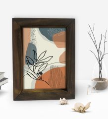 BK Gift Dekoratif Doğal Masif Ahşap Çerçeve 15x20cm-68