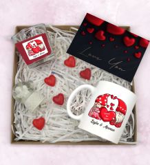 BK Gift Sevgiliye Özel Hediye Seti-3-2, Yıl Dönümü Hediyesi, İsimli Kupa, Sevgiliye Hediye, Sevgililer Günü Hediyesi