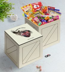 Kişiye Özel Jandarma Özel Harekat Ahşap Kutuda Nostaljik Lezzetler Hediye Seti