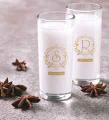 Kişiye Özel Renkli Baskılı İsimli İkili Rakı Bardağı Seti-16