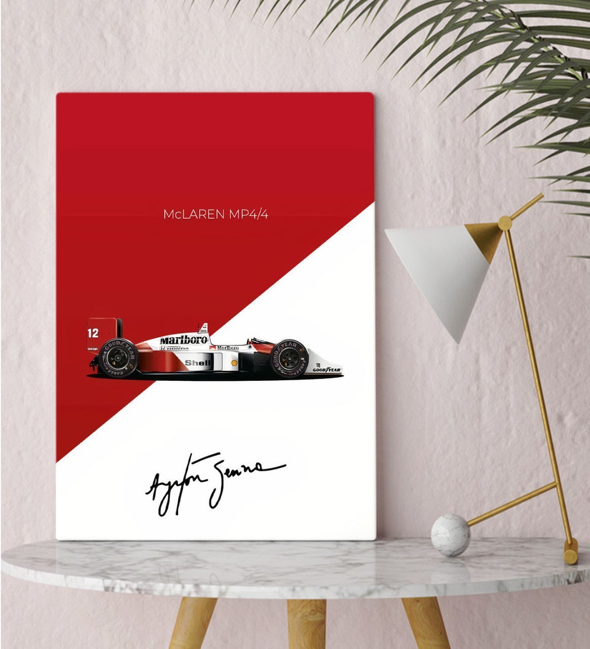 BK Gift Formula 1 Tasarımlı Kanvas Tablo 30x50cm-13