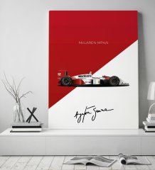 BK Gift Formula 1 Tasarımlı Kanvas Tablo 50x70cm-13