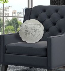 Kişiye Özel İsimli İç Mimar Tasarımlı Dekoratif Kırlent Yastık-5