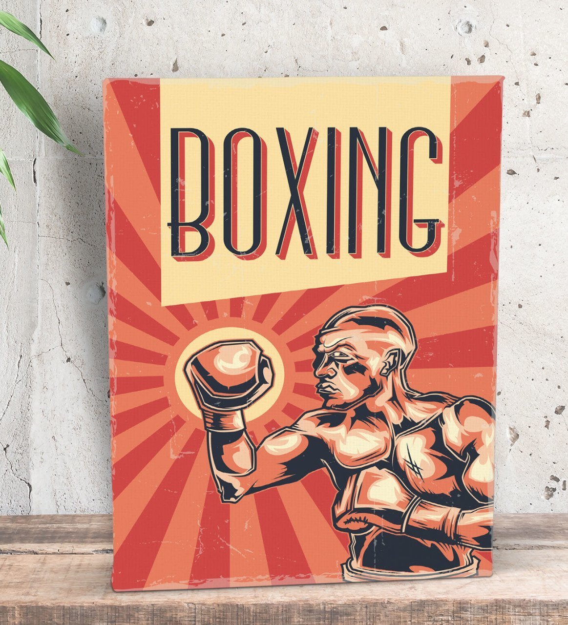 BK Gift Boxing Tasarımlı Dekoratif Mini Kanvas Tablo 15x20cm-1