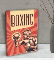 BK Gift Boxing Tasarımlı Dekoratif Mini Kanvas Tablo 15x20cm-1
