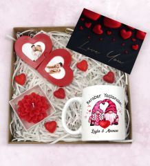 BK Gift Sevgiliye Özel Hediye Seti-2-3, Yıl Dönümü Hediyesi, İsimli Kupa, Sevgiliye Hediye, Sevgililer Günü Hediyesi