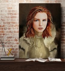 Kişiye Özel Rönesans Tasarımlı Kanvas Tablo 70x100cm-8