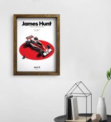 BK Gift Formula 1 Tasarımlı Doğal Masif Ahşap Çerçeveli Tablo 30x40cm-7