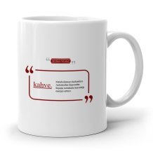 Kişiye Özel Kahve Beyaz Kupa Bardak - 1